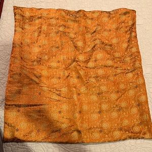 Accent pillow cases silk